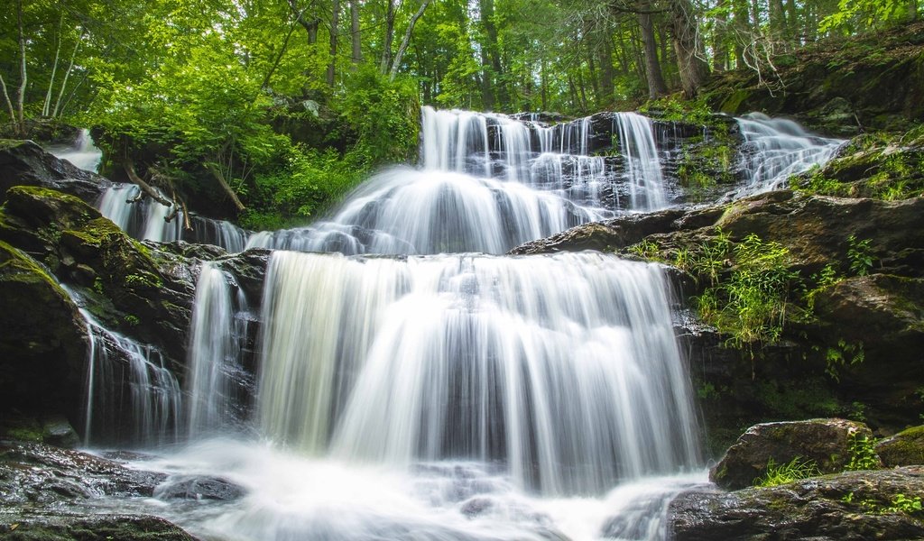 Обои вода, камни, зелень, водопад, каскад, water, stones, greens, waterfall, cascade разрешение 3600x2400 Загрузить