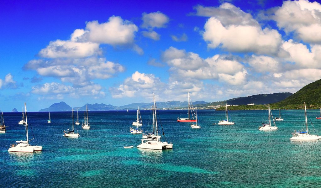 Обои пейзаж, море, яхты, landscape, sea, yachts разрешение 4112x2313 Загрузить