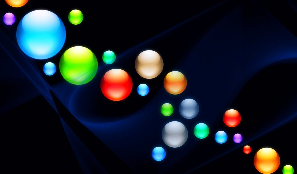 Обои свет, фон, цвет, шар, шарик, круг, light, background, color, ball, round разрешение 1920x1200 Загрузить