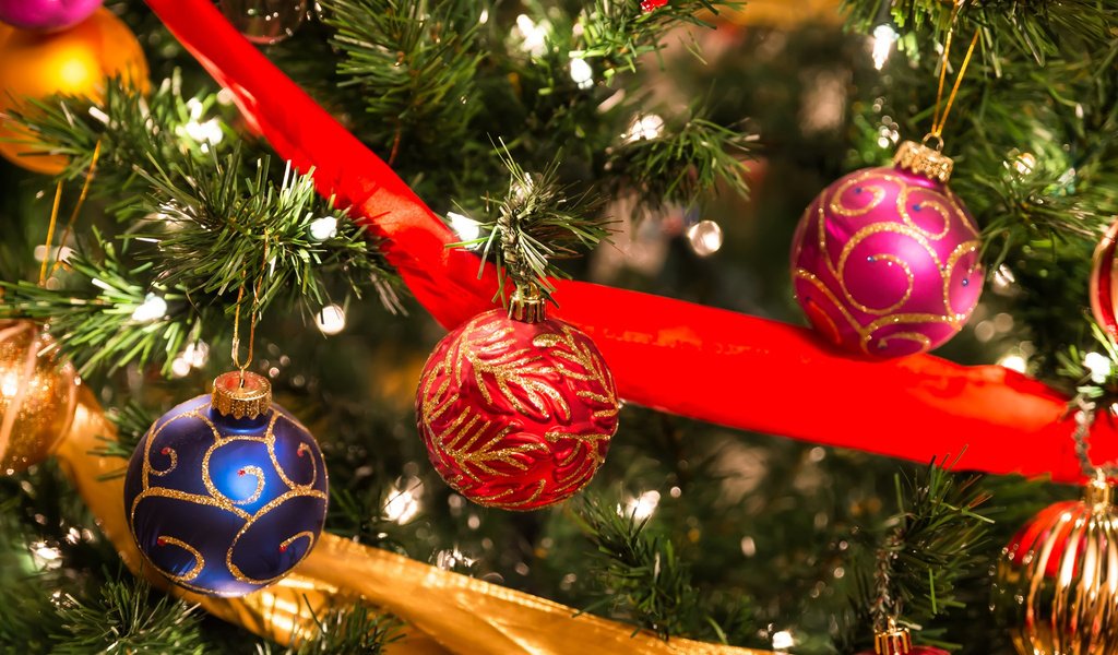 Обои новый год, елка, шары, украшения, рождество, new year, tree, balls, decoration, christmas разрешение 1920x1200 Загрузить