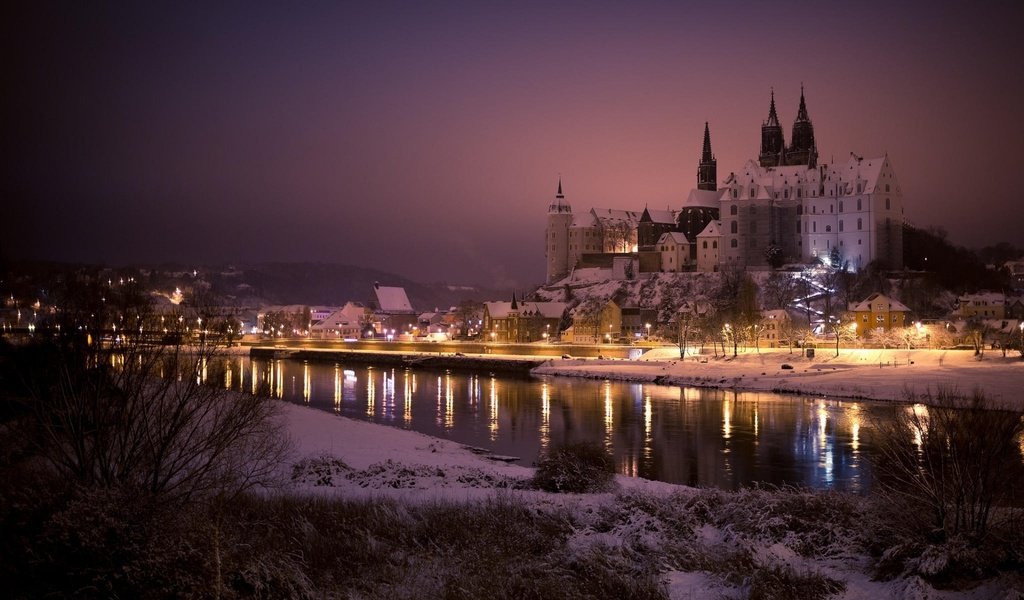 Обои город, германия, мейсен, альбрехтсбург, the city, germany, meissen, albrechtsburg разрешение 1920x1200 Загрузить