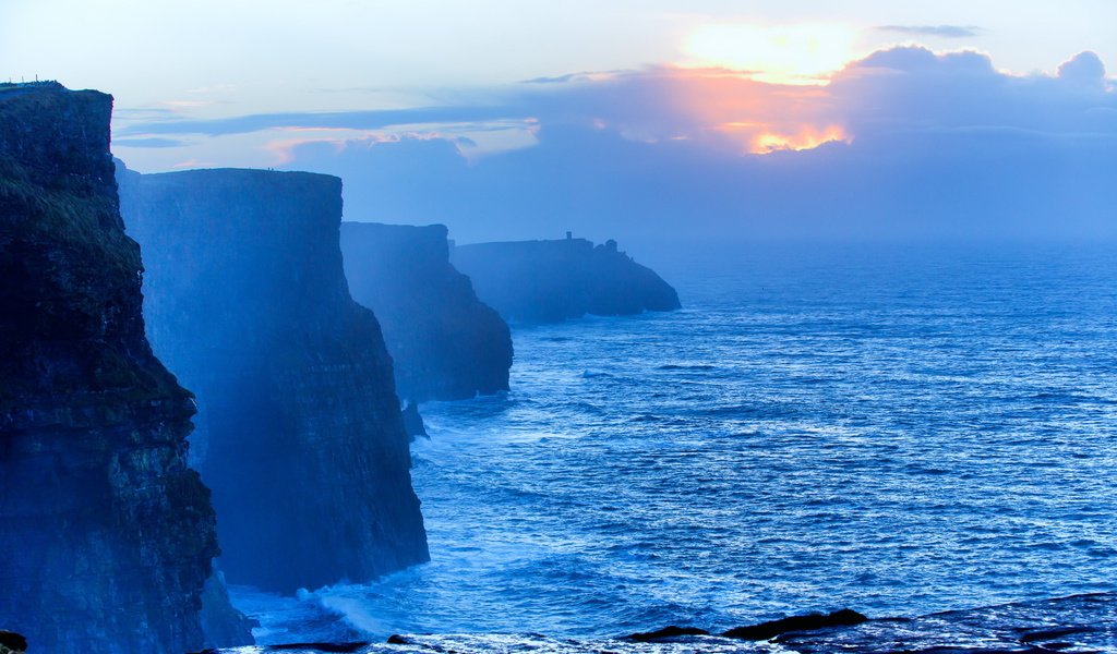 Обои скалы, закат, пейзаж, море, побережье, rocks, sunset, landscape, sea, coast разрешение 2560x1558 Загрузить