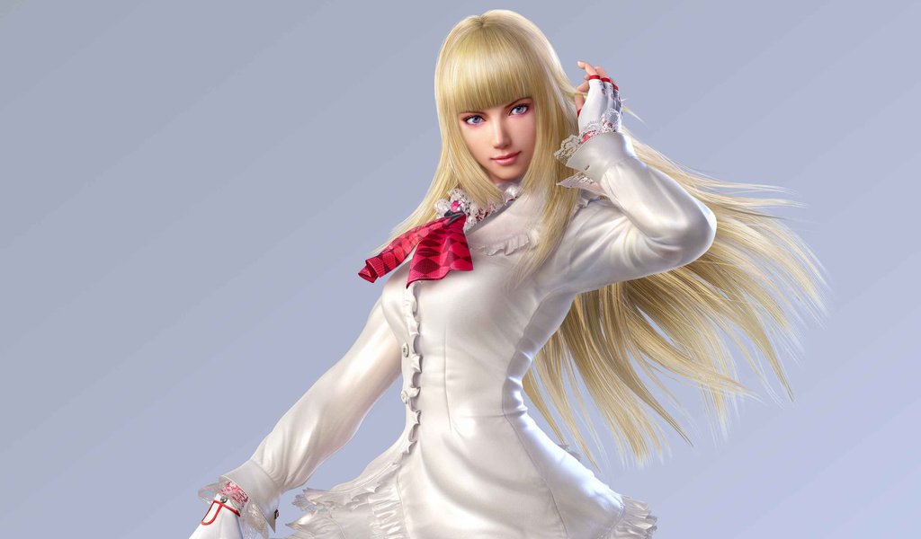 Обои девушка, блондинка, взгляд, волосы, лицо, lili tekken, girl, blonde, look, hair, face разрешение 3225x1814 Загрузить