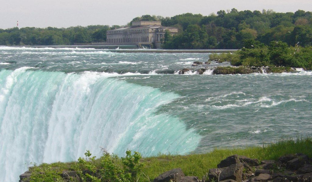 Обои река, водопад, ниагарский водопад, river, waterfall, niagara falls разрешение 1920x1080 Загрузить