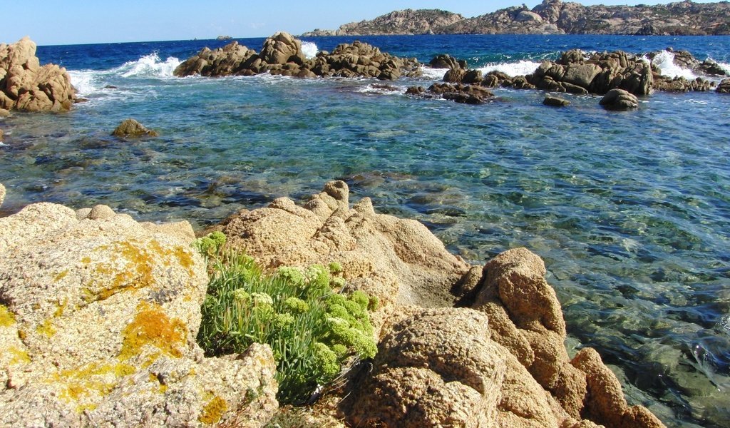 Обои скалы, природа, море, италия, ла-маддалена, rocks, nature, sea, italy, la maddalena разрешение 1920x1080 Загрузить