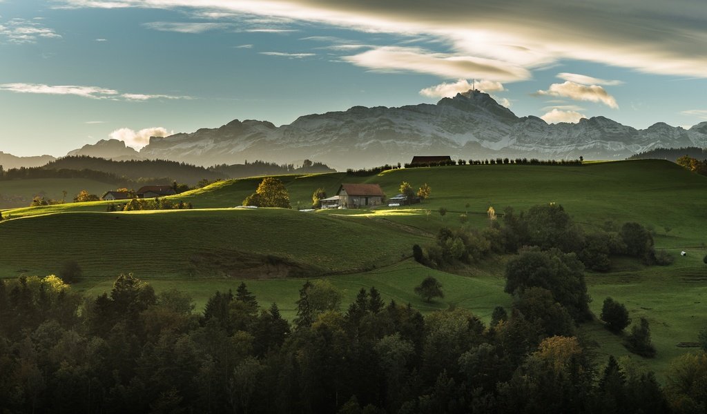 Обои небо, утро, долина, the sky, morning, valley разрешение 2981x1677 Загрузить