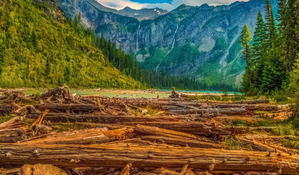 Обои сша, монтана, национальный парк глейшер, glacier national park headquarters, usa, montana, glacier national park разрешение 2048x1403 Загрузить