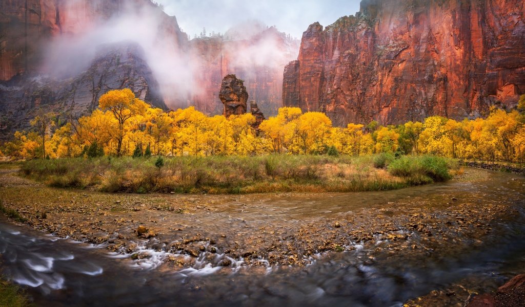 Обои река, горы, river, mountains разрешение 3000x1885 Загрузить