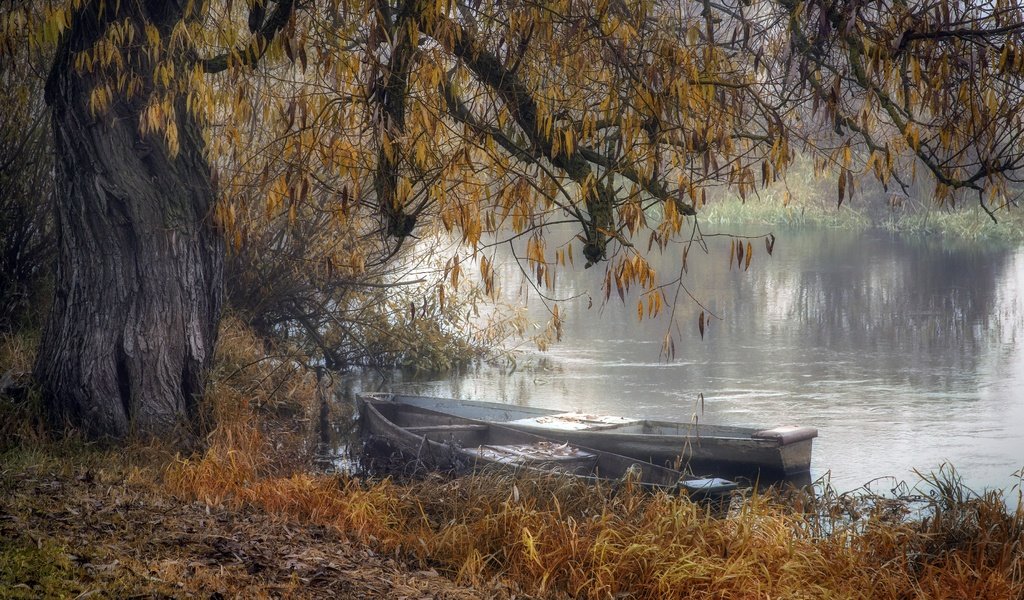 Обои река, осень, лодки, river, autumn, boats разрешение 3840x2160 Загрузить