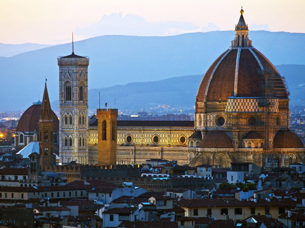 Обои собор, дома, италия, флоренция, санта мария дель фьоре, cathedral, home, italy, florence, santa maria del fiore разрешение 1920x1200 Загрузить