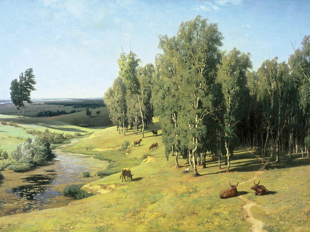 Обои картина, орловский, летний день, picture, orlovsky, summer day разрешение 2057x1350 Загрузить