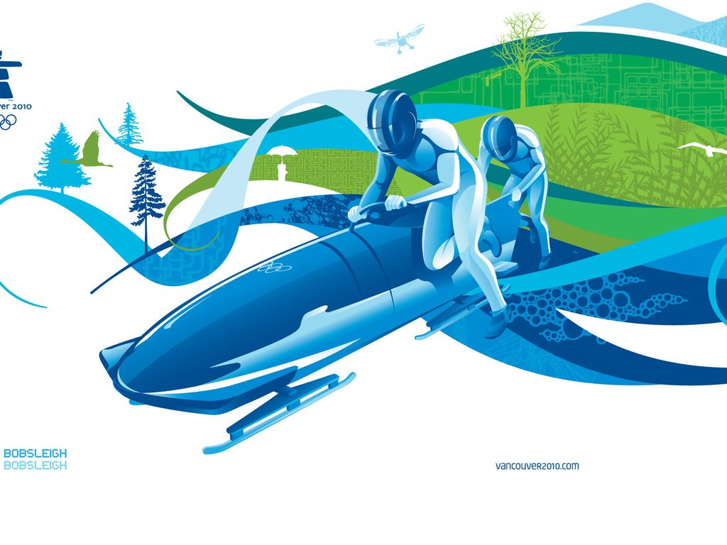 Обои ванкувер, олимпиада 2010, бобслей, vancouver, olympics 2010, bobsled разрешение 1920x1200 Загрузить