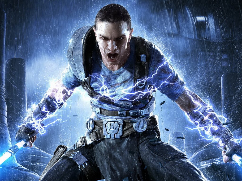 Обои ярость, дождь, мечи, star wars the force unleashed 2, джедай, rage, rain, swords, jedi разрешение 2560x1600 Загрузить