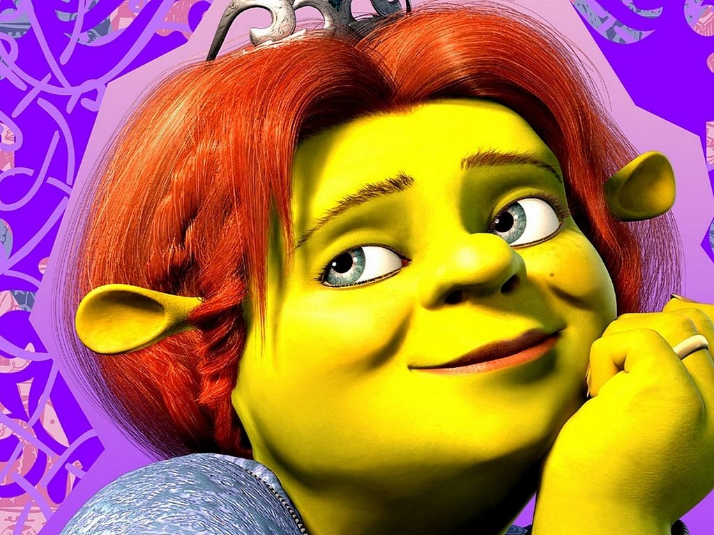 Скачать обои шрек, фиона, shrek, fiona разрешение 1024x768 #6029