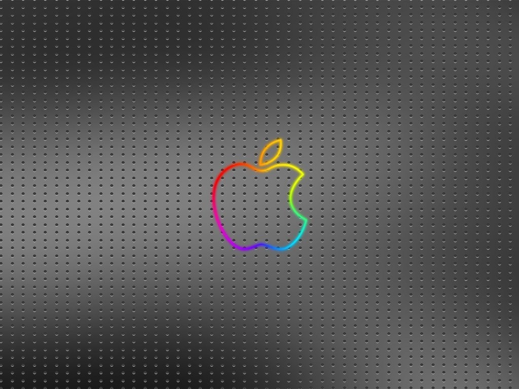 Обои металл, фон, логотип, точки, эппл, metal, background, logo, point, apple разрешение 1920x1200 Загрузить