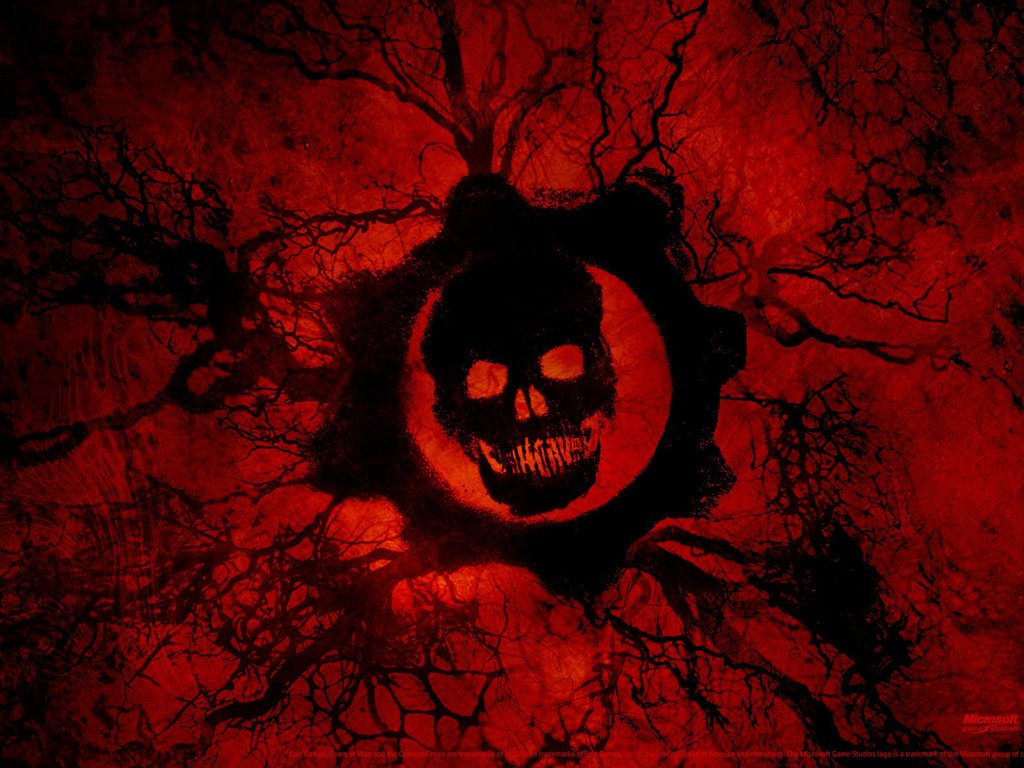 Обои кровь, череп, gears of war 3, blood, skull разрешение 1920x1200 Загрузить