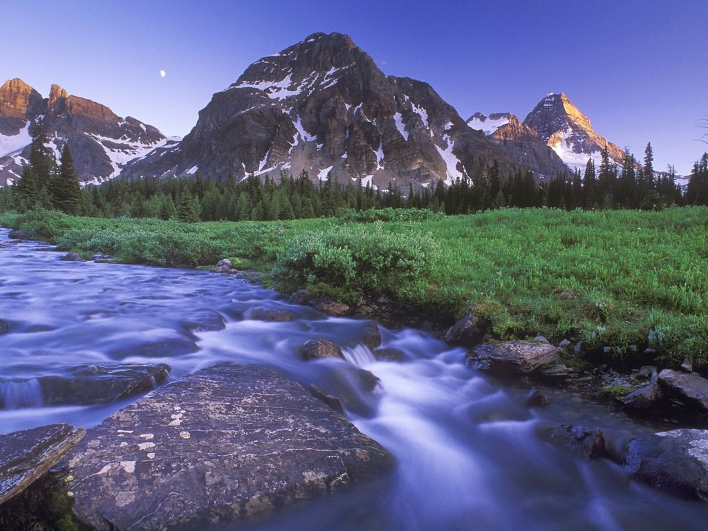 Обои трава, река, горы, луг, горная, grass, river, mountains, meadow, mountain разрешение 1920x1200 Загрузить