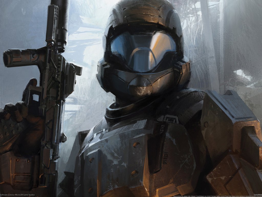 Обои нимб, odst, игруха, halo, . разрешение 1921x1200 Загрузить