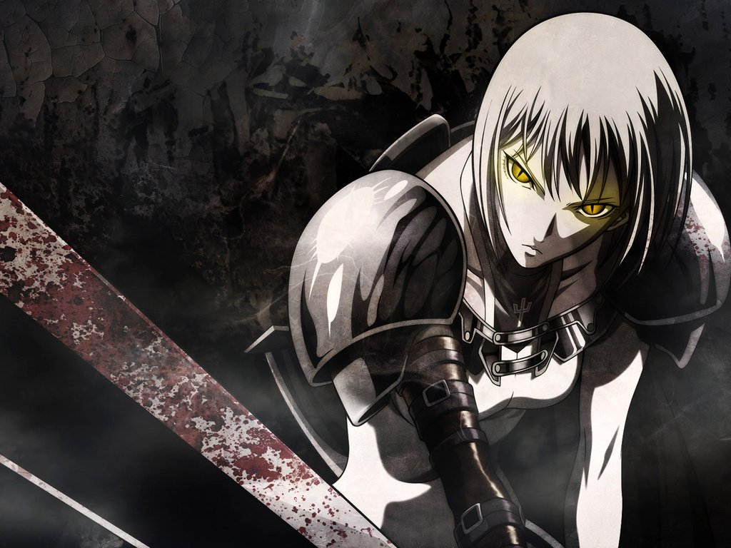 Обои воин, меч, аниме, claymore, warrior, sword, anime разрешение 1920x1200 Загрузить