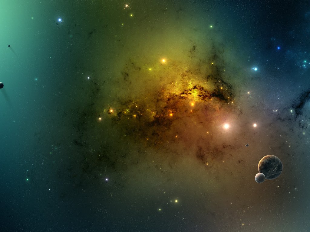 Обои звезды, планеты, галактика, stars, planet, galaxy разрешение 2560x1600 Загрузить