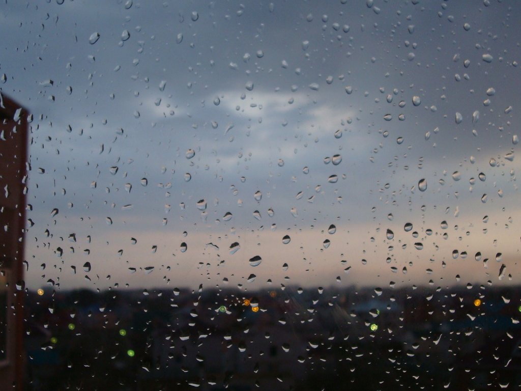 Обои капли, дождь, стекло, drops, rain, glass разрешение 1920x1080 Загрузить