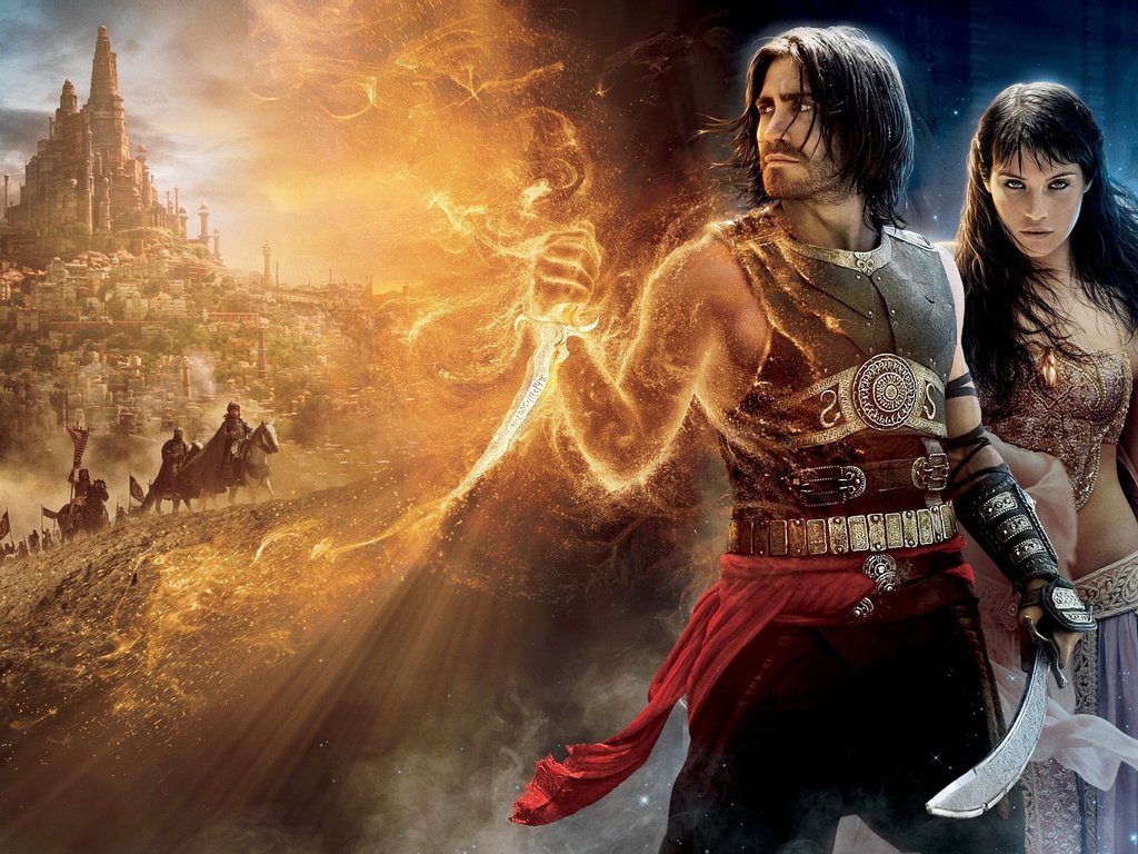 Обои принц персии, кино, джейк джилленхал, джемма артертон, prince of persia, movie, jake gyllenhaal, gemma arterton разрешение 1921x1080 Загрузить