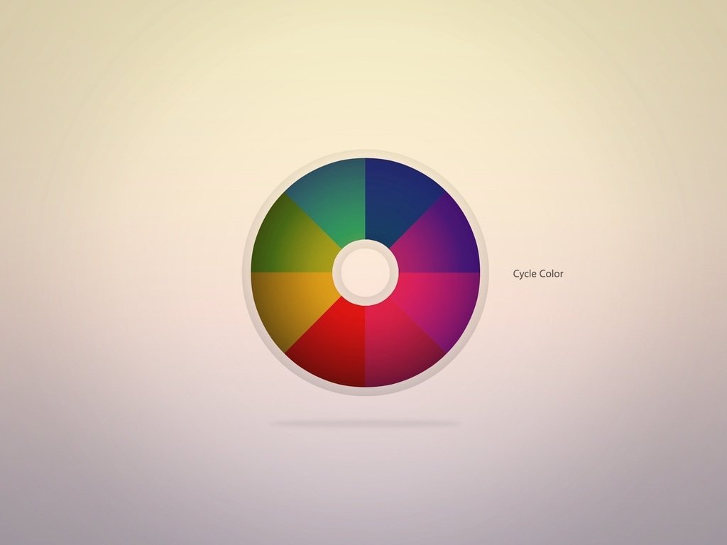 Обои краски, радуга, минимализм, спектр, окрас, цветовой круг, paint, rainbow, minimalism, range, color, the color wheel разрешение 1920x1080 Загрузить