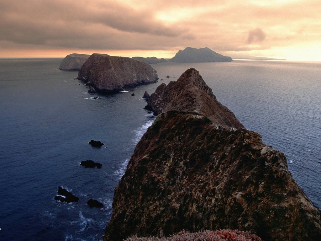 Обои скалы, море, национальный парк, южная калифорния, острова чаннел, rocks, sea, national park, southern california разрешение 1920x1080 Загрузить