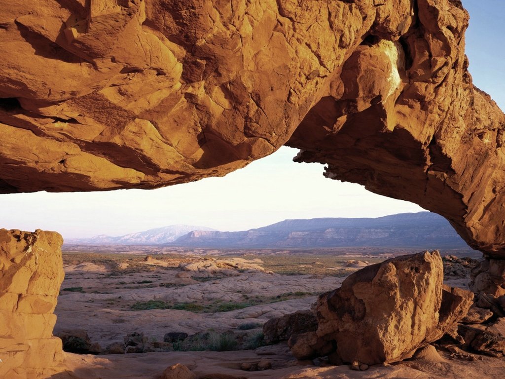 Обои горы, скалы, пустыня, арка, национальный парк арки, mountains, rocks, desert, arch, arches national park разрешение 1920x1080 Загрузить