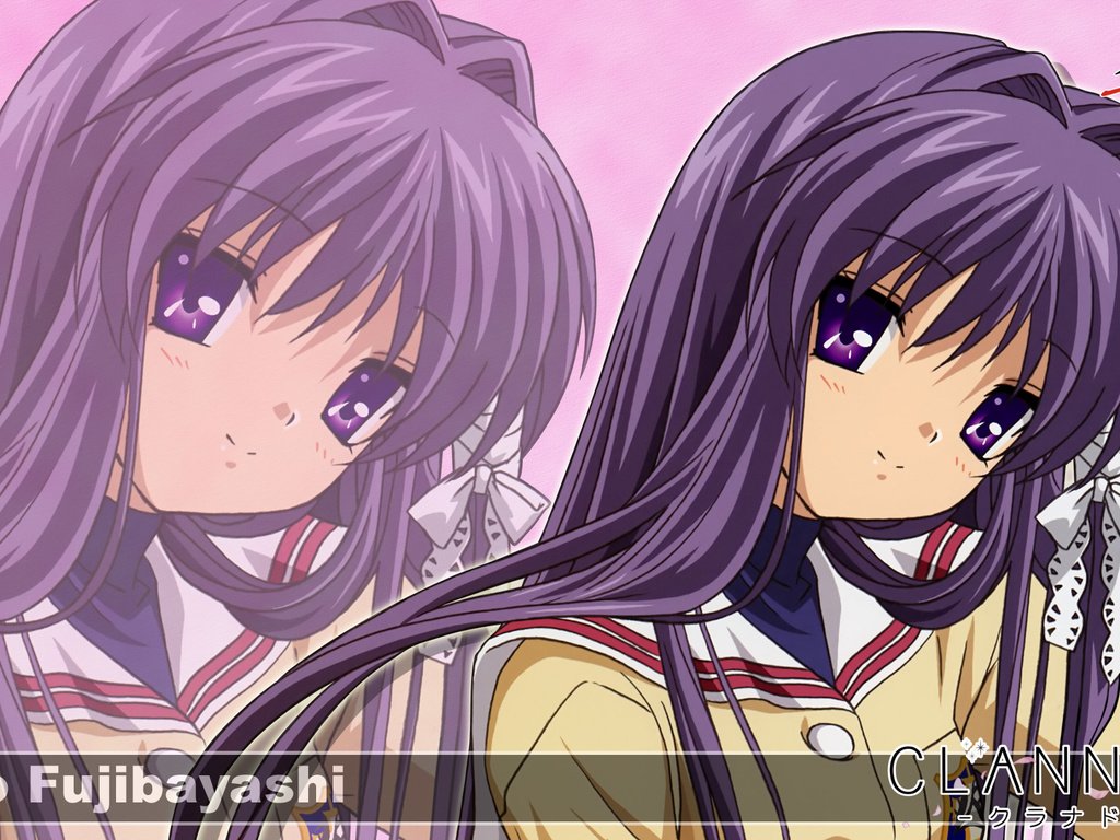 Обои ленточки, clannad, fujibayashi kyou, клавиша, ribbons, key разрешение 1920x1200 Загрузить