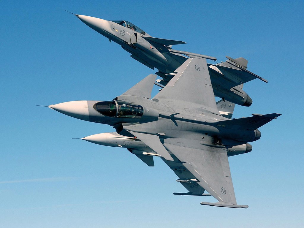 Обои истребитель, jas 39 gripen, fighter разрешение 1920x1200 Загрузить