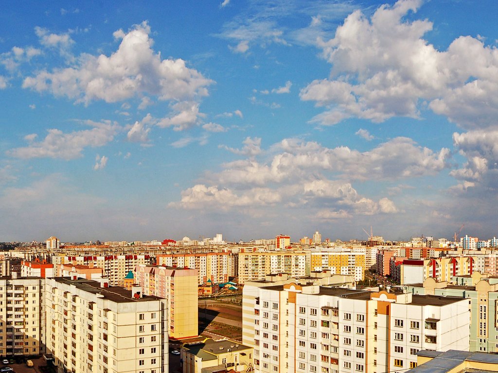 Обои город, дома, крыши, the city, home, roof разрешение 4887x1688 Загрузить