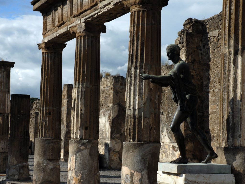 Обои италия, колонны, italiya, помпеи, мертвый город, italy, columns, pompeii, dead city разрешение 3872x2592 Загрузить