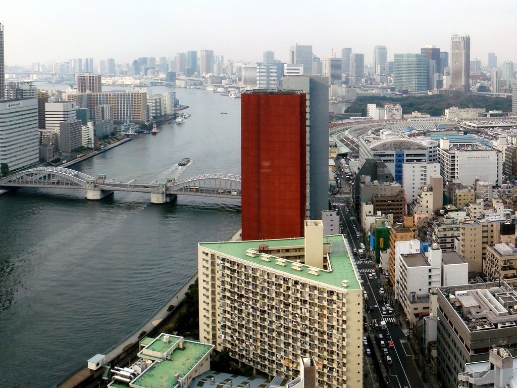 Обои мост, япония, токио, bridge, japan, tokyo разрешение 4143x2103 Загрузить