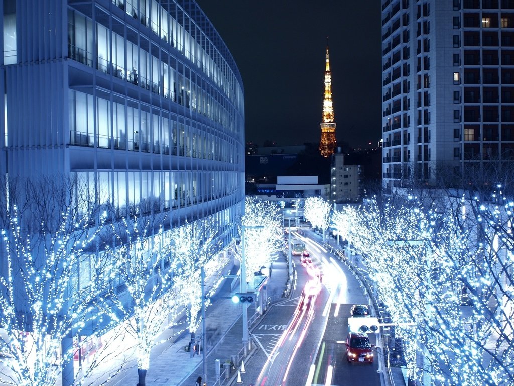 Обои ночь, огни, город, париж, ночной город, tokio, токио, столица японии, night, lights, the city, paris, night city, tokyo, the capital of japan разрешение 2560x1600 Загрузить