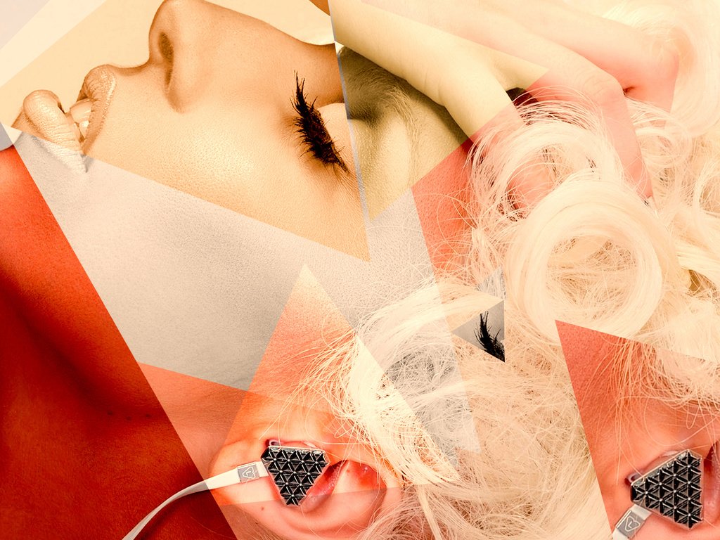 Обои певица, леди гага, наушники сердцебиение, singer, lady gaga, headphones heartbeat разрешение 1920x1080 Загрузить