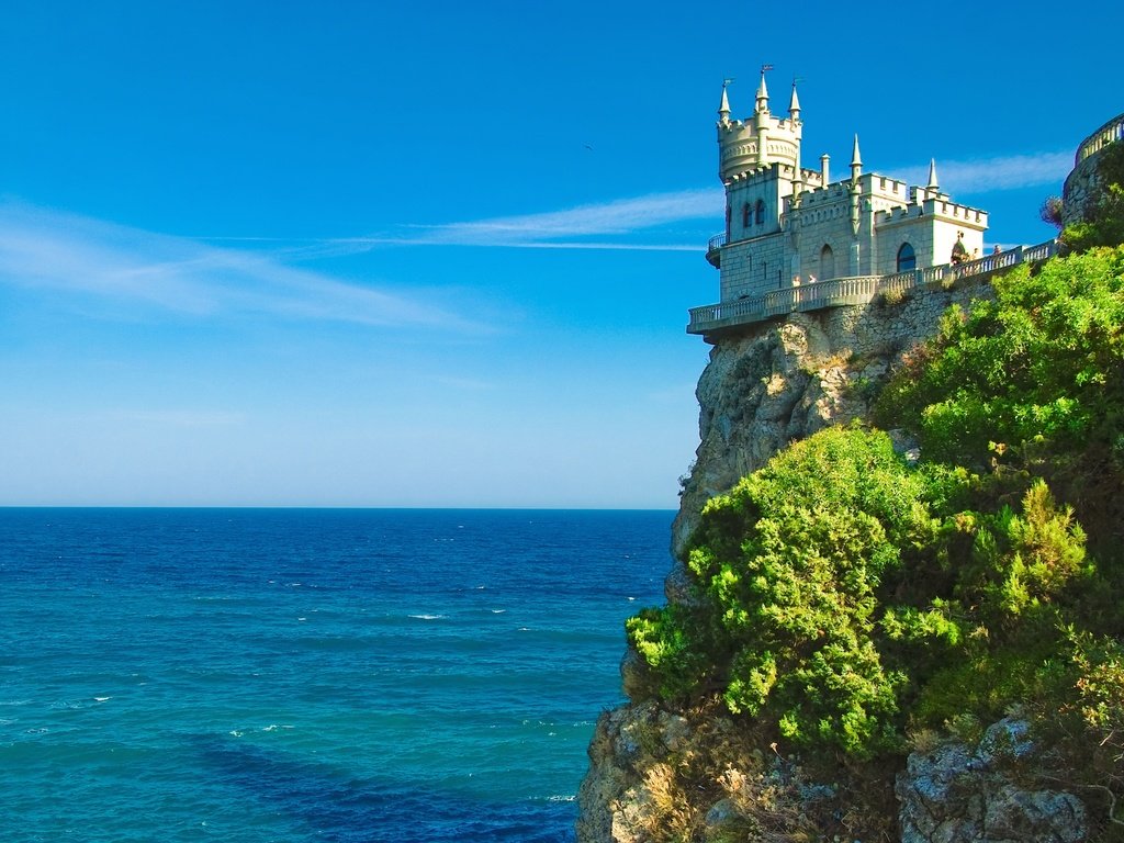 Обои черное море, крым, ласточкино гнездо, the black sea, crimea, swallow's nest разрешение 8462x4760 Загрузить