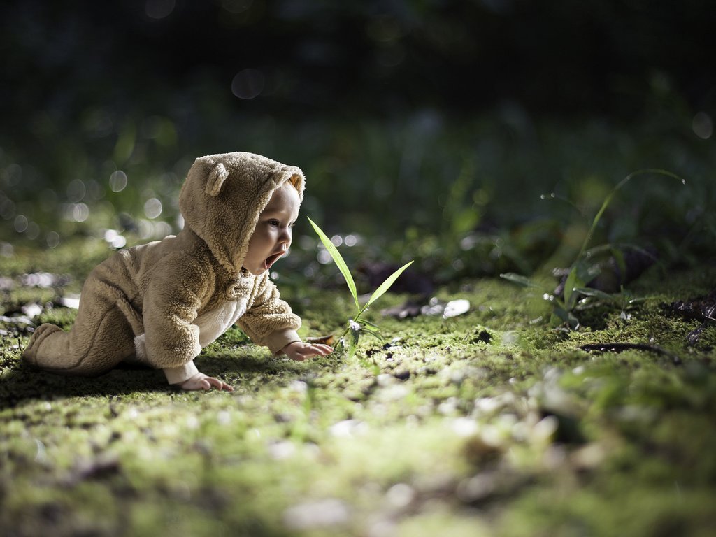 Обои природа, ребенок, малыш, nature, child, baby разрешение 1920x1080 Загрузить