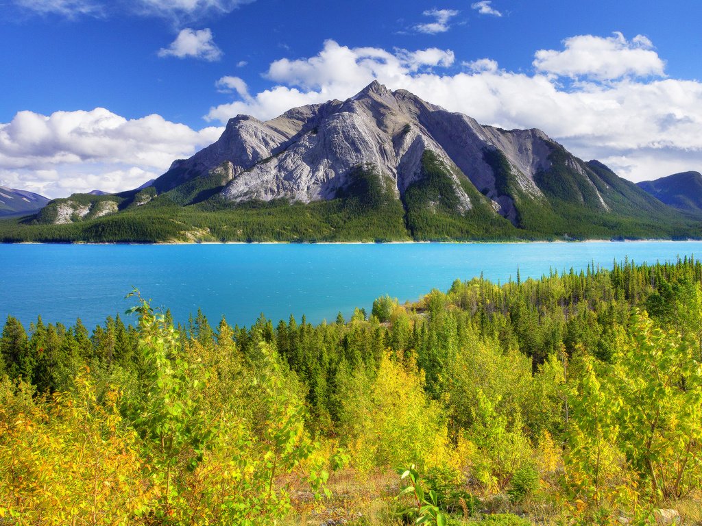 Обои небо, горы, канада, банф, провинция альберта, abraham lake, the sky, mountains, canada, banff, alberta разрешение 2560x1600 Загрузить