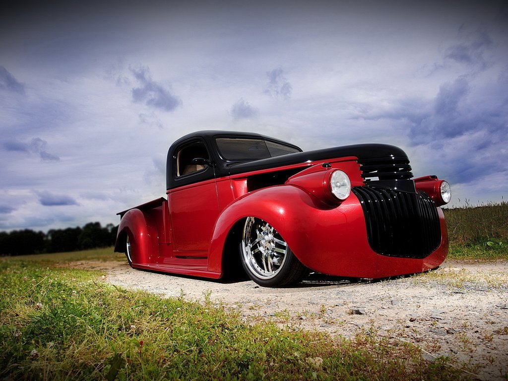 Обои ретро, pick-up, шевролет, chevy, 1946, хот род, retro, chevrolet, hot rod разрешение 2560x1600 Загрузить