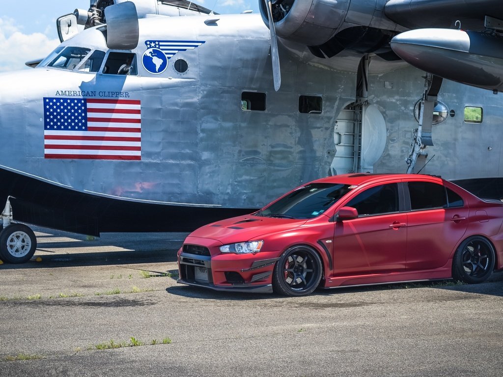 Обои плоскости, краcный, x, lancer evolution, митсубиши, мицубиси, plane, red, mitsubishi разрешение 2560x1600 Загрузить