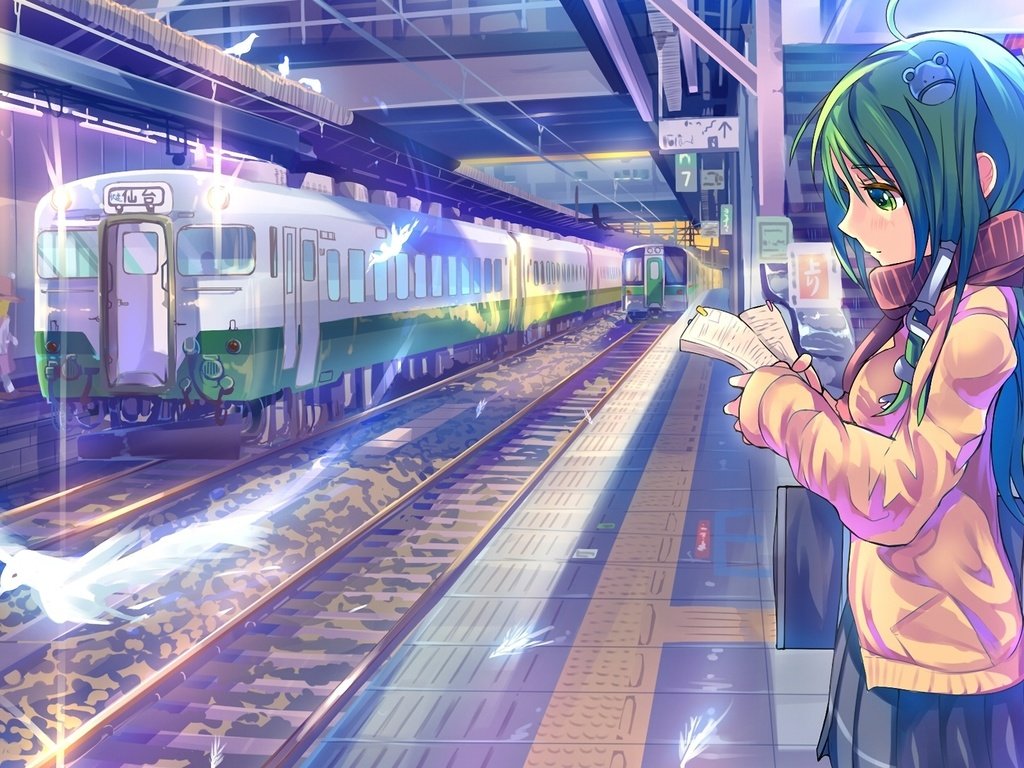 Обои арт, поезд, метро, девочки, kochiya sanae, daito, мория сувако, тохо, art, train, metro, girls, moriya suwako, touhou разрешение 1920x1200 Загрузить