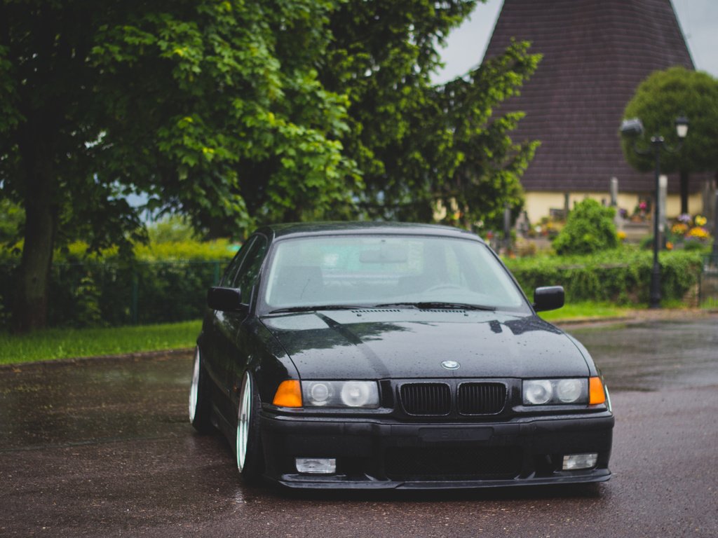 Обои черная, тюнинг, блака, бмв, м3, e36, black, tuning, bmw, m3 разрешение 2560x1600 Загрузить