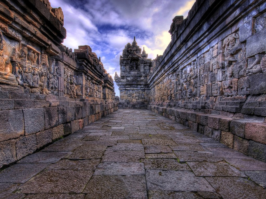 Обои небо, камбоджа, ангкор ват, храмовый комплекс, the sky, cambodia, angkor wat, the temple complex разрешение 1920x1154 Загрузить