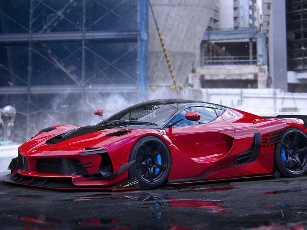 Обои окрас, краcный, феррари, суперкар, горячая, laferrari, by khyzyl saleem, ренденринг, color, red, ferrari, supercar, hot, rendering разрешение 1932x1208 Загрузить