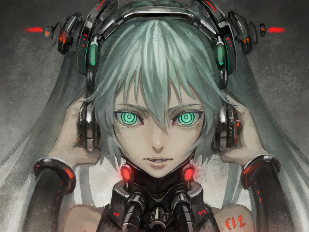 Обои арт, девушка, аниме, наушники, вокалоид, хацунэ мику, art, girl, anime, headphones, vocaloid, hatsune miku разрешение 2000x1182 Загрузить