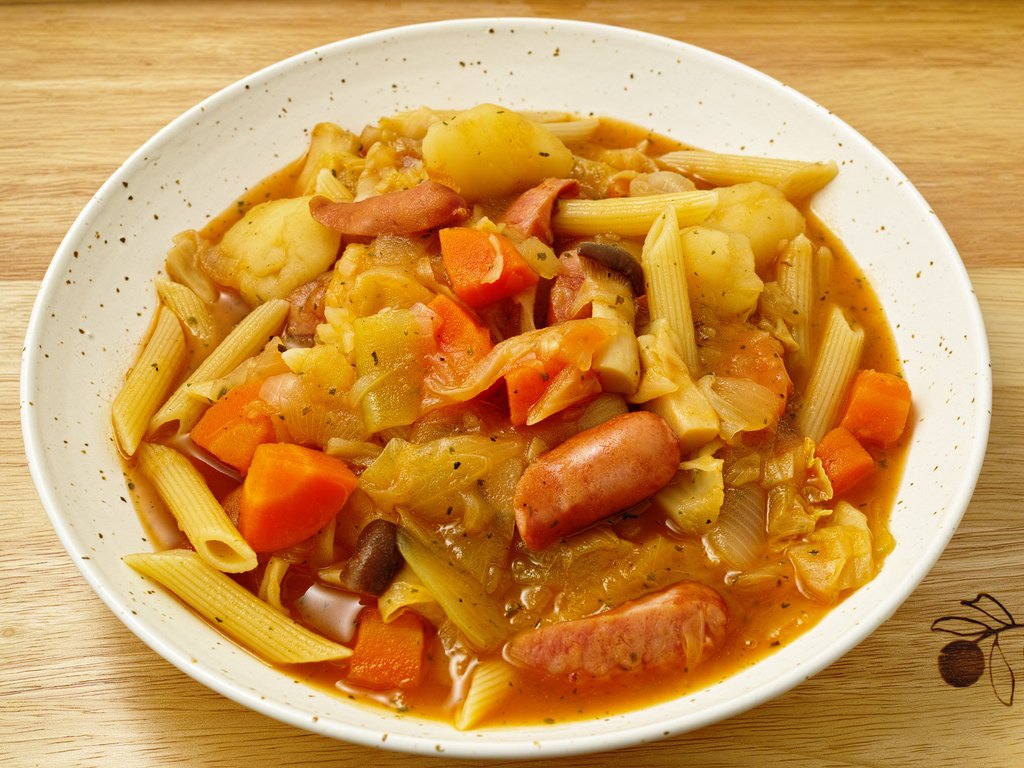 Обои овощи, блюдо, макароны, рагу, vegetables, dish, pasta, stew разрешение 2048x1365 Загрузить