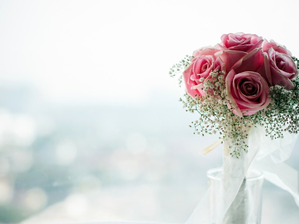 Обои цветы, розы, лепестки, букет, розовые, flowers, roses, petals, bouquet, pink разрешение 2048x1247 Загрузить
