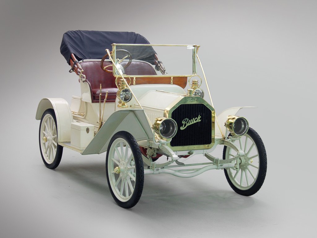 Обои ретро, белый, кабриолет, бьюик, 1908, model 10, touring runabout, retro, white, convertible, buick разрешение 3000x2250 Загрузить