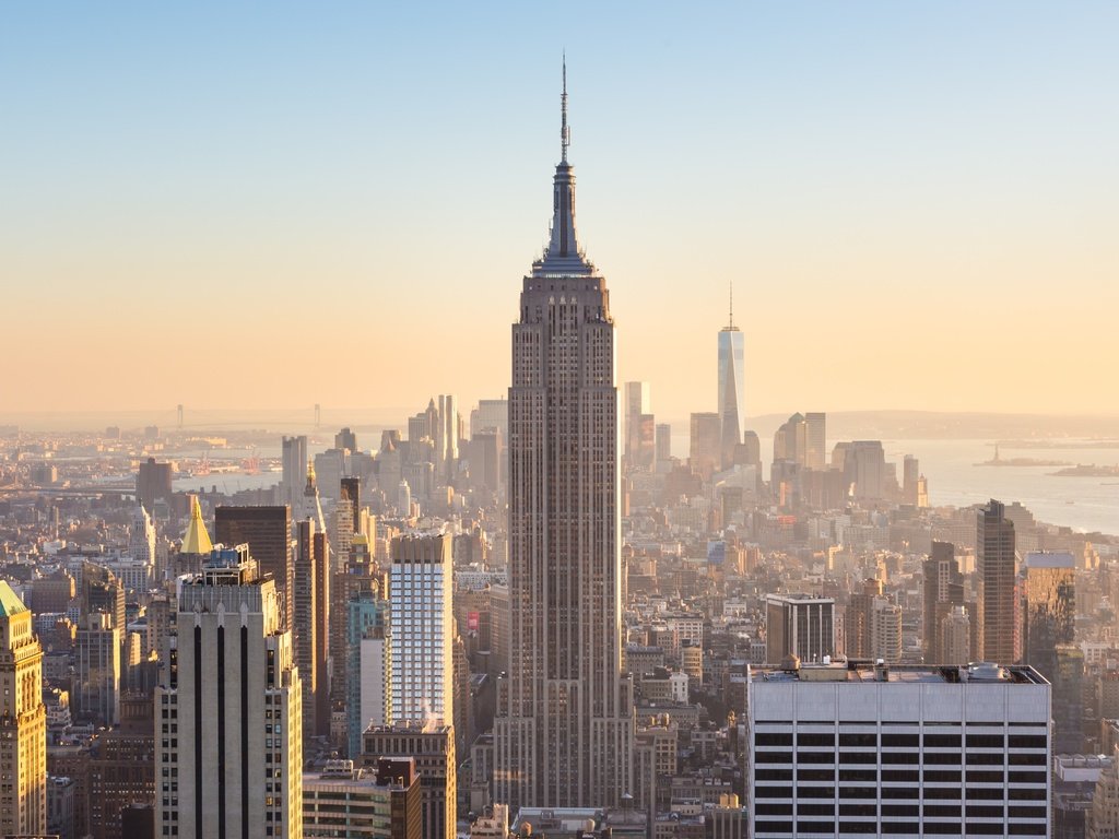 Обои небоскребы, сша, нью-йорк, здания, skyscrapers, usa, new york, building разрешение 4500x2206 Загрузить